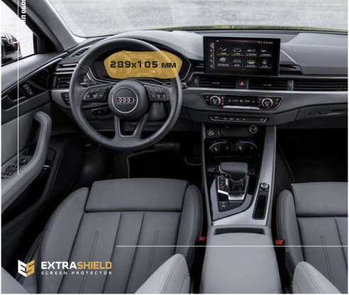 Audi A4 (B9) Pre-facelift 2015 - 2020 Digital Speedometer Audi Virtual Cockpit 12" ExtraShield Screeen Protector