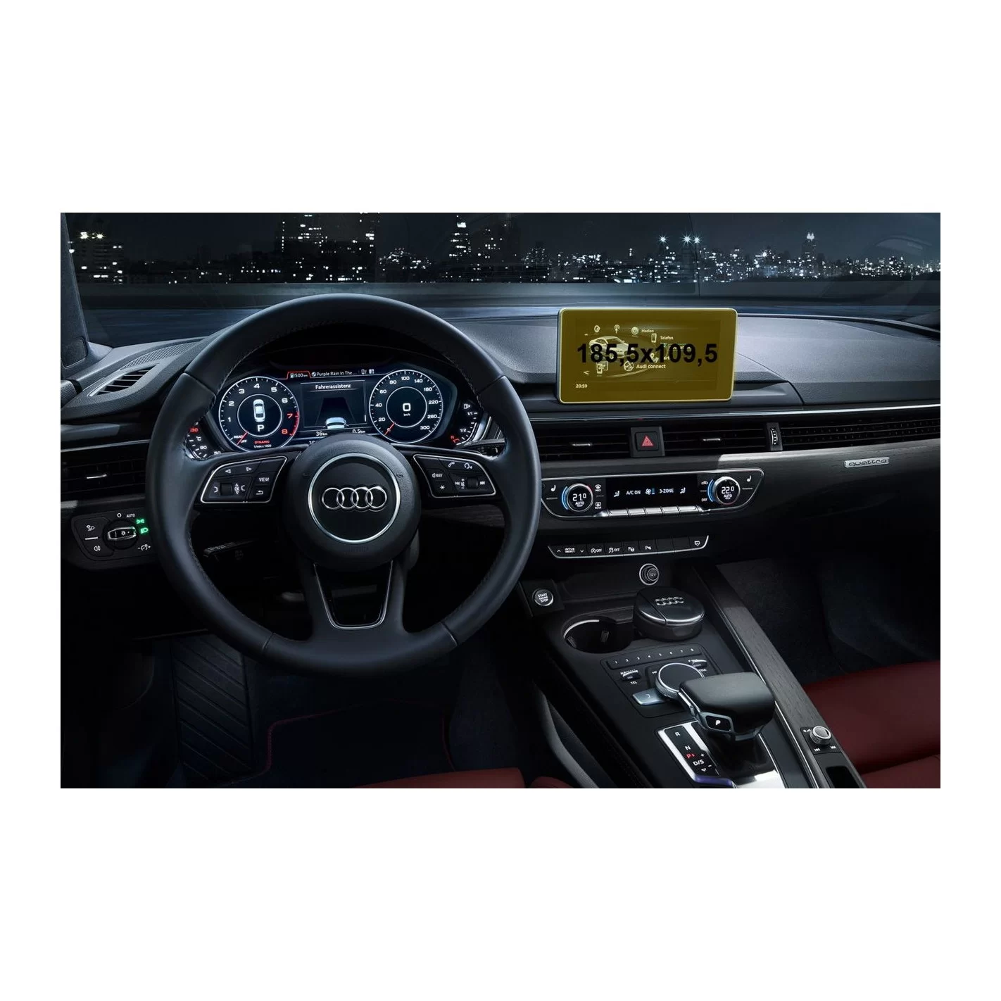 Audi A5 (F5) Pre-facelift 2016 - 2020 Multimedia MMI 7" ExtraShield Screeen Protector