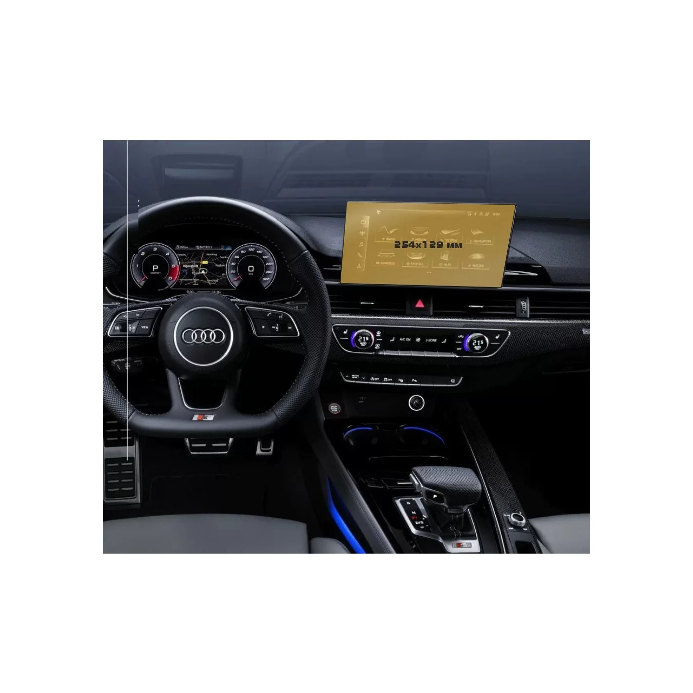 Audi A5 (F5) Pre-facelift 2016 - 2020 Multimedia MMI 8,3" ExtraShield Screeen Protector