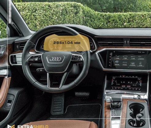 Audi A6 (x8) 2018 - Present Digital Speedometer Audi Virtual Cockpit 12,3" ExtraShield Screeen Protector