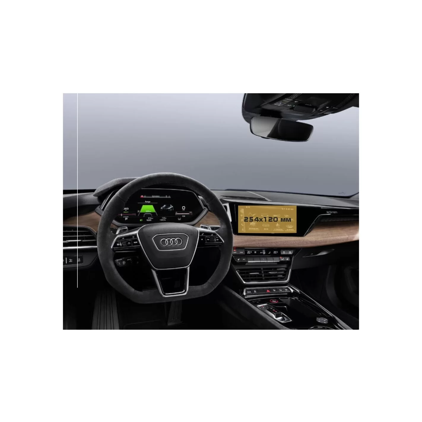 Audi E-tron GT (RS) 2021 - Present Multimedia 10,1" ExtraShield Screeen Protector