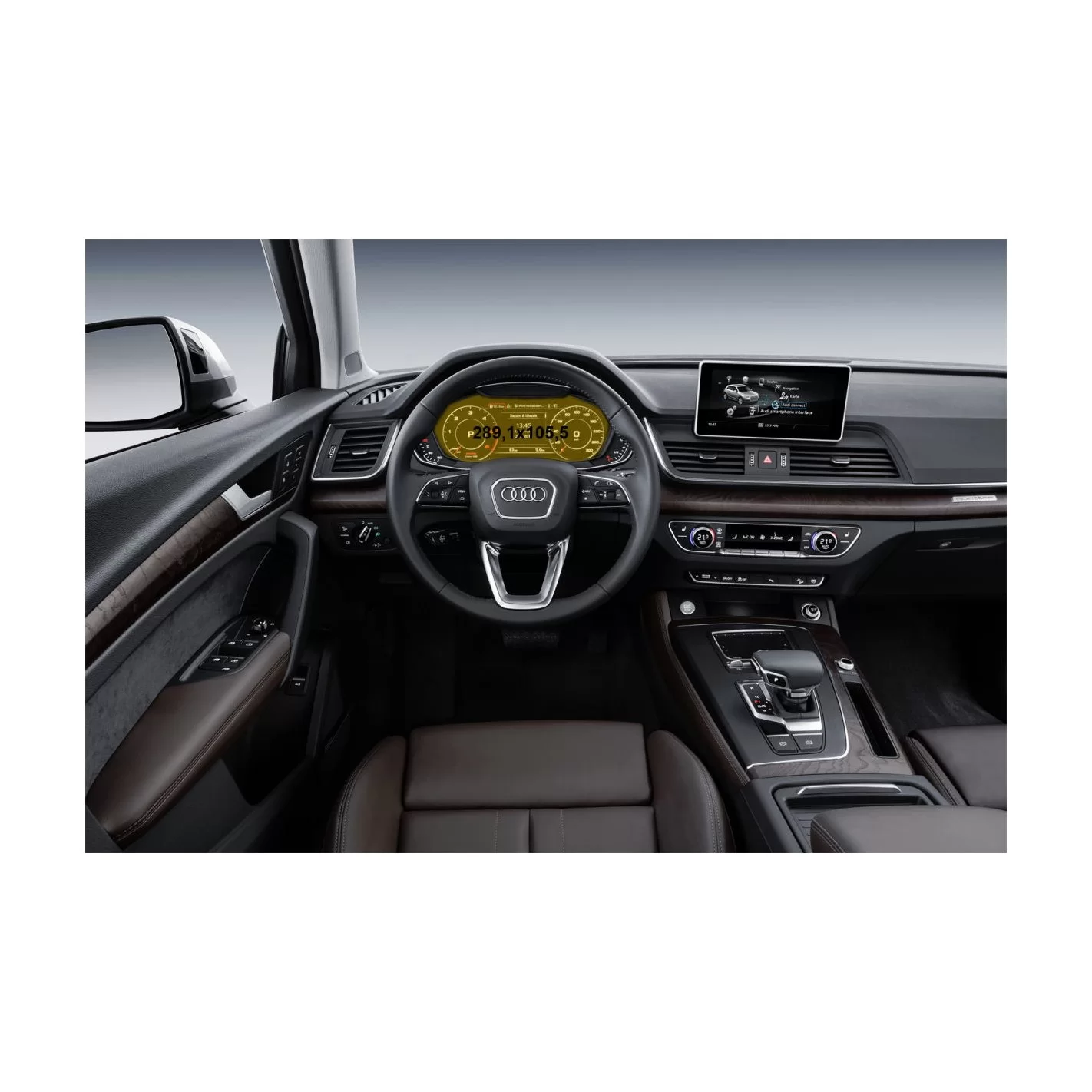 Audi Q5 II (FY) Facelift 2019 - Present Digital Speedometer Audi Virtual Cockpit 12" ExtraShield Screeen Protector