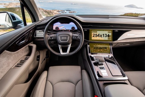 Audi Q7 II (4M) Facelift 2019- Present Multimedia + Climate-Control 10,1-8,6" ExtraShield Screeen Protector