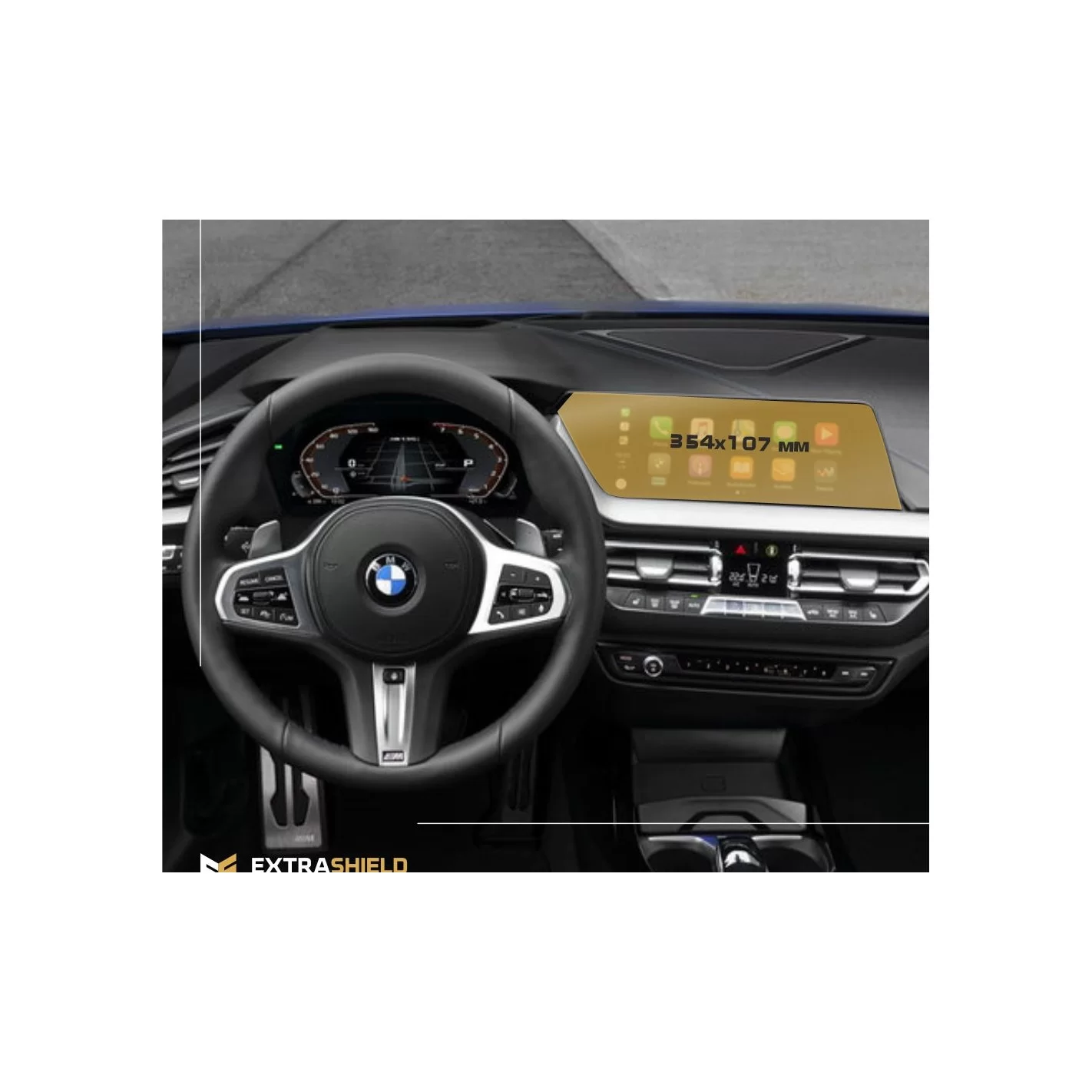 BMW 1 Series (F40) 2019 - Present Multimedia 10,25" ExtraShield Screeen Protector