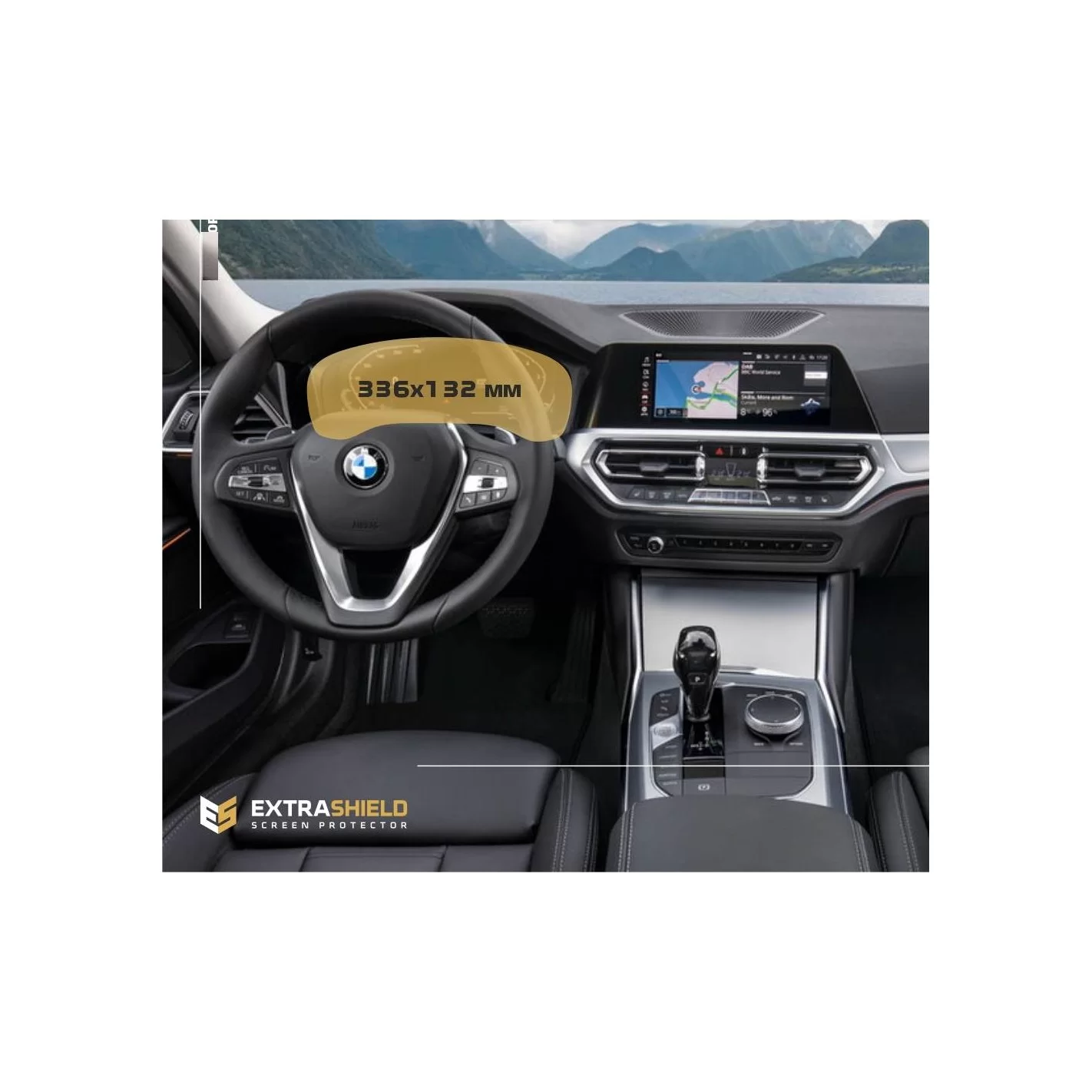 BMW 3 Series (G20) 2020 - Present Digital Speedometer (without sensor) 12,3" ExtraShield Screeen Protector