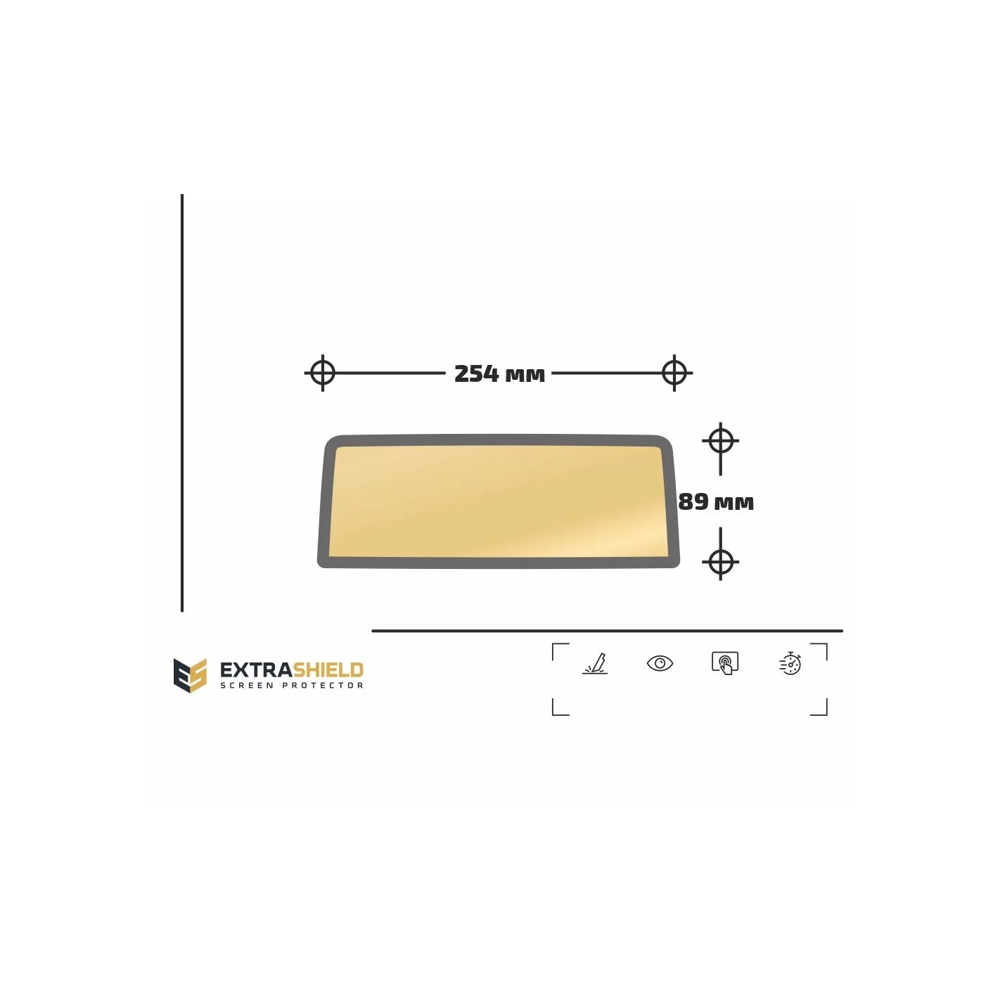 BMW 7 Series (F01/F02) 2012 - 2015 Multimedia NBT EVO 10,2" ExtraShield Screeen Protector