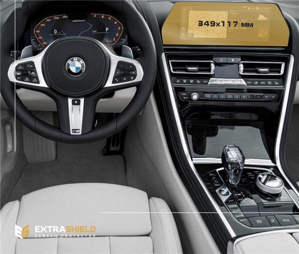 BMW 8 Series (G14-16) 2018 - Present Multimedia 12,3" ExtraShield Screeen Protector