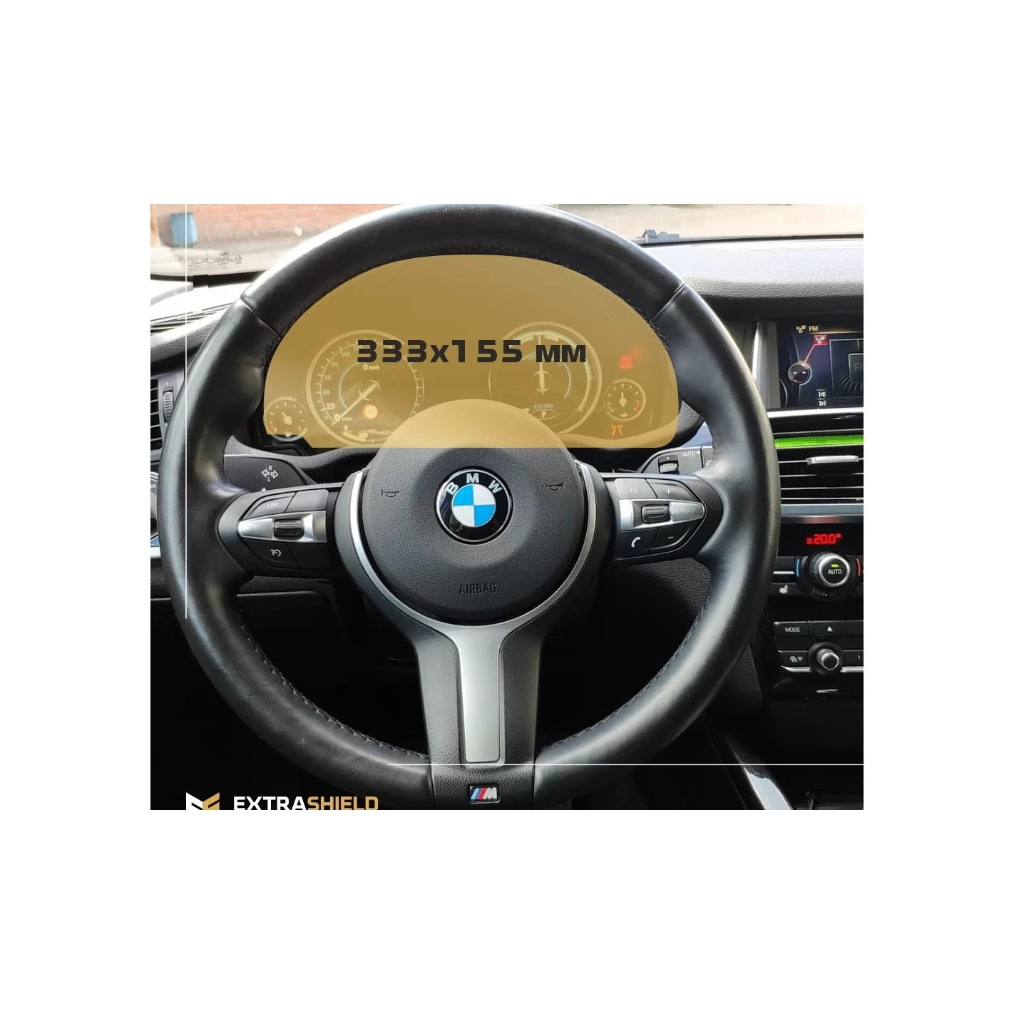 BMW X3 (F25) 2010 - 2017 Digital Speedometer Analog ExtraShield Screeen Protector