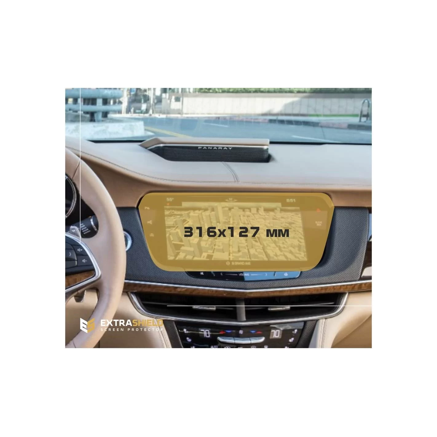 Cadillac XT6 2019 - Present Multimedia 8" ExtraShield Screeen Protector