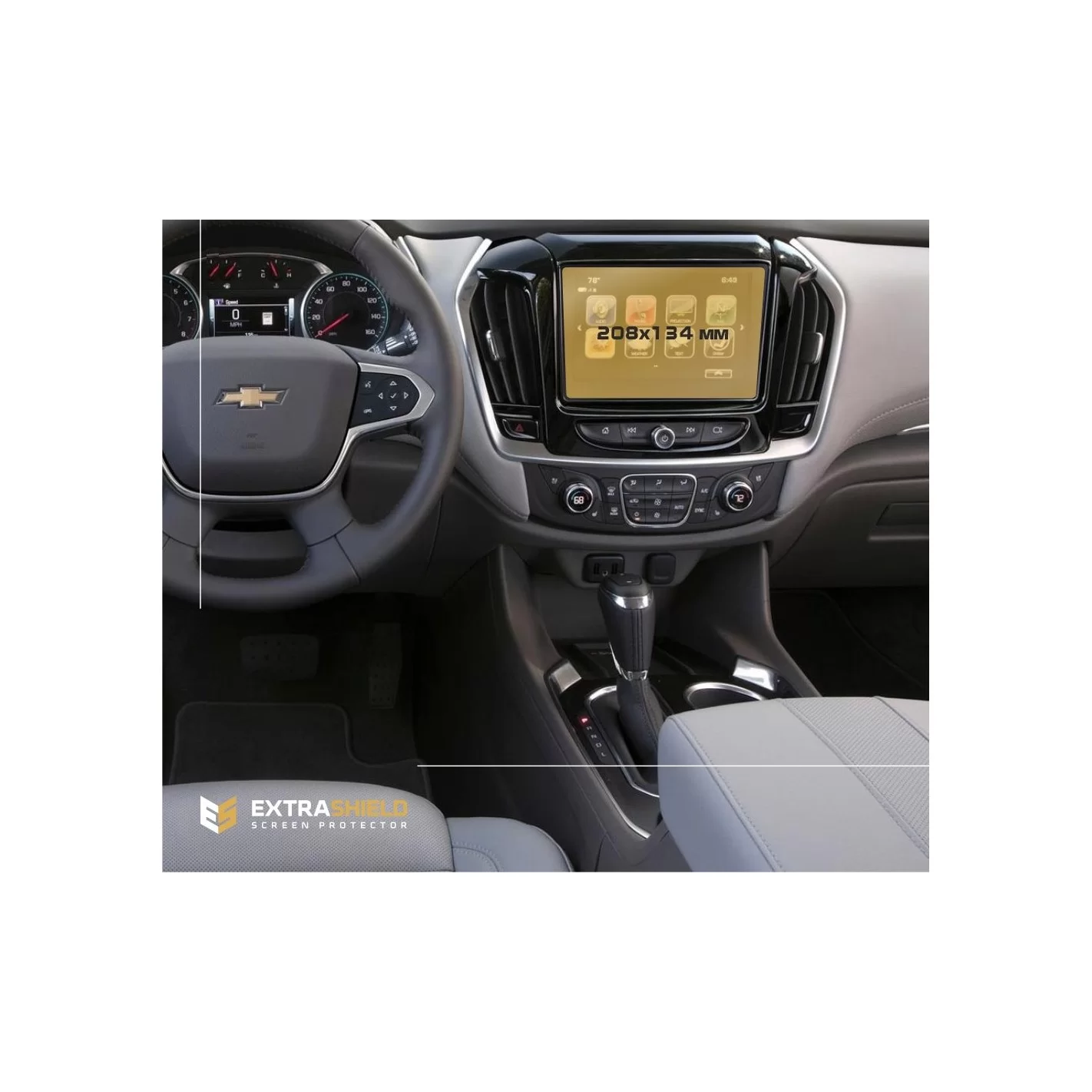 Chevrolet Traverse 2017 - 2022 Multimedia 8" ExtraShield Screeen Protector