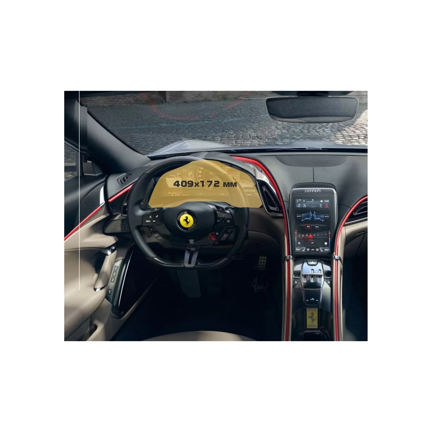 Ferrari Roma 2019 - Present Digital Speedometer ExtraShield Screeen Protector