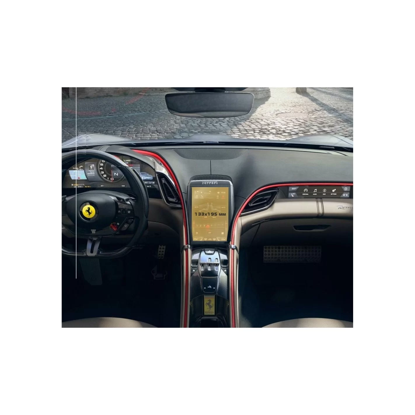 Ferrari Roma 2019 - Present Multimedia 8,4" ExtraShield Screeen Protector