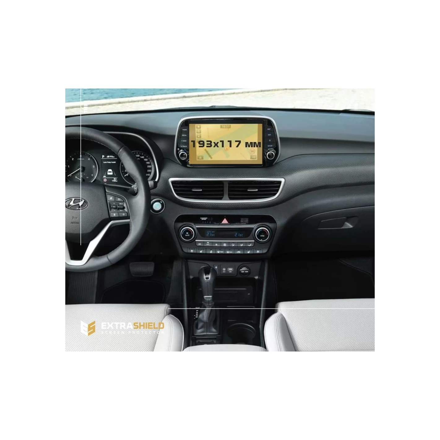 Hyundai Tucson 2015 - 2020 Multimedia 8" ExtraShield Screeen Protector