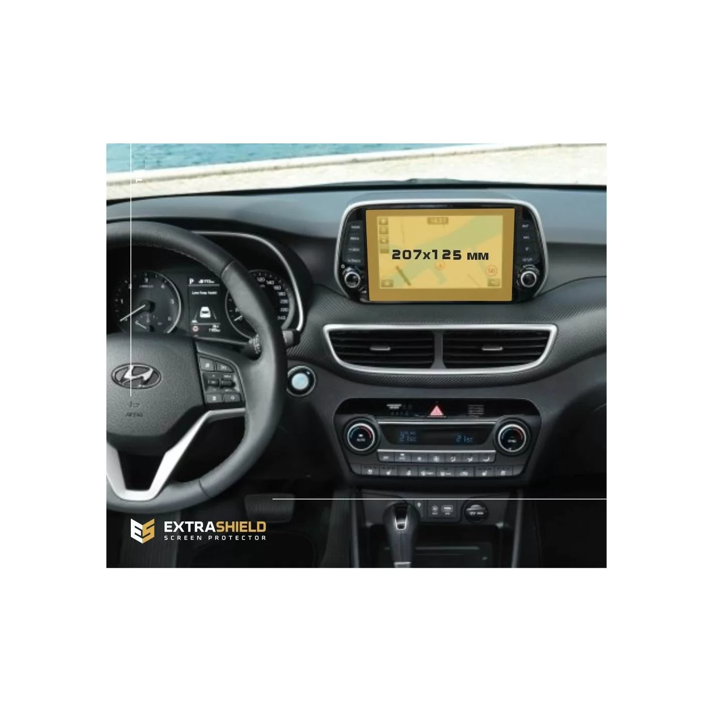 Hyundai Tucson 2018 - Present Multimedia 8" ExtraShield Screeen Protector