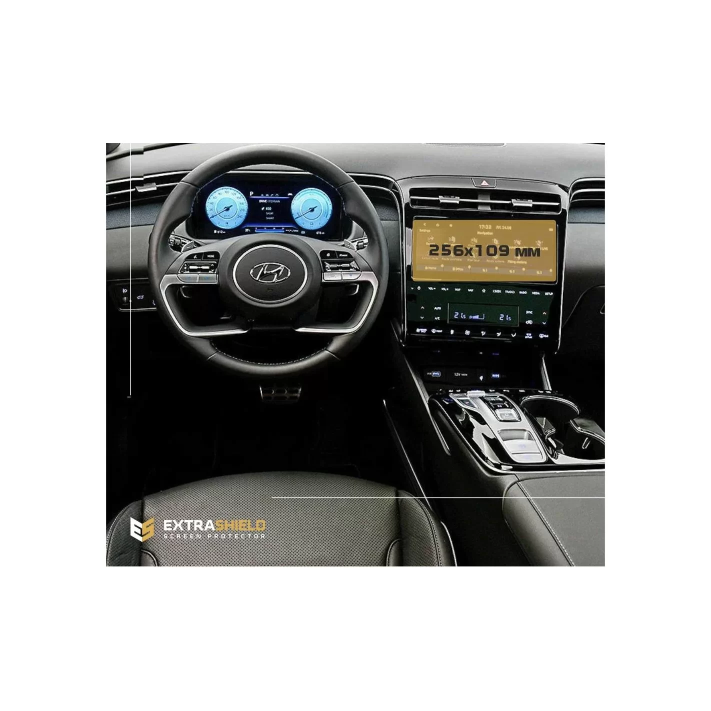 Hyundai Tucson 2021 - Present Multimedia 10,25" ExtraShield Screeen Protector