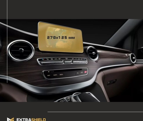 Mercedes-Benz V-class (W447) 2014 - Present Multimedia 10,3" ExtraShield Screeen Protector