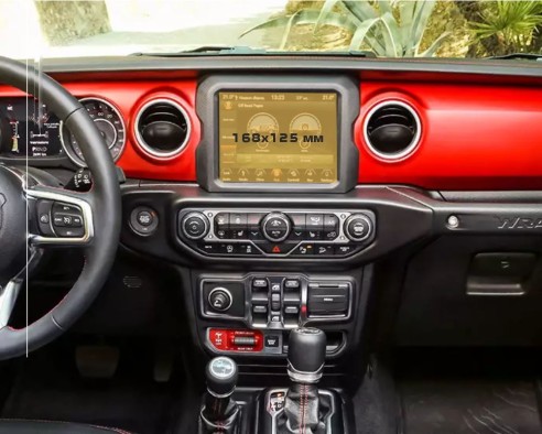 Jeep Wrangler Rubicon 2021 - Present Multimedia Uconnect 5,0 5" ExtraShield Screeen Protector