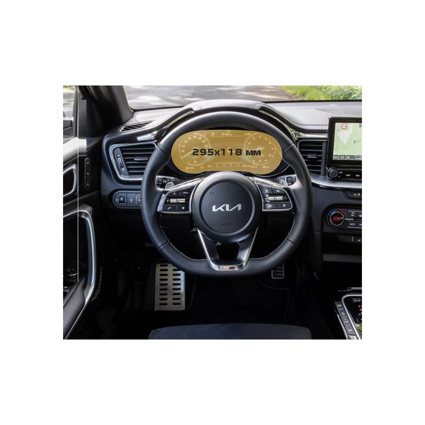 KIA Xceed 2019 - Present Digital Speedometer 12,3" ExtraShield Screeen Protector