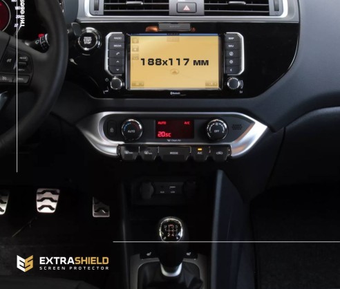 KIA Rio 2019 - x.x Multimedia 8" ExtraShield Screeen Protector