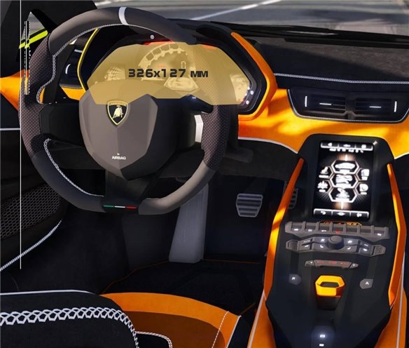 Lamborghini Sian 2019 - Present Digital Speedometer ExtraShield Screeen Protector