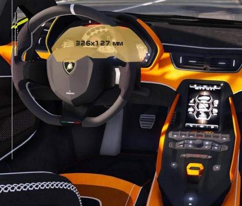 Lamborghini Sian 2019 - Present Multimedia + Climate-Control 8,4" ExtraShield Screeen Protector