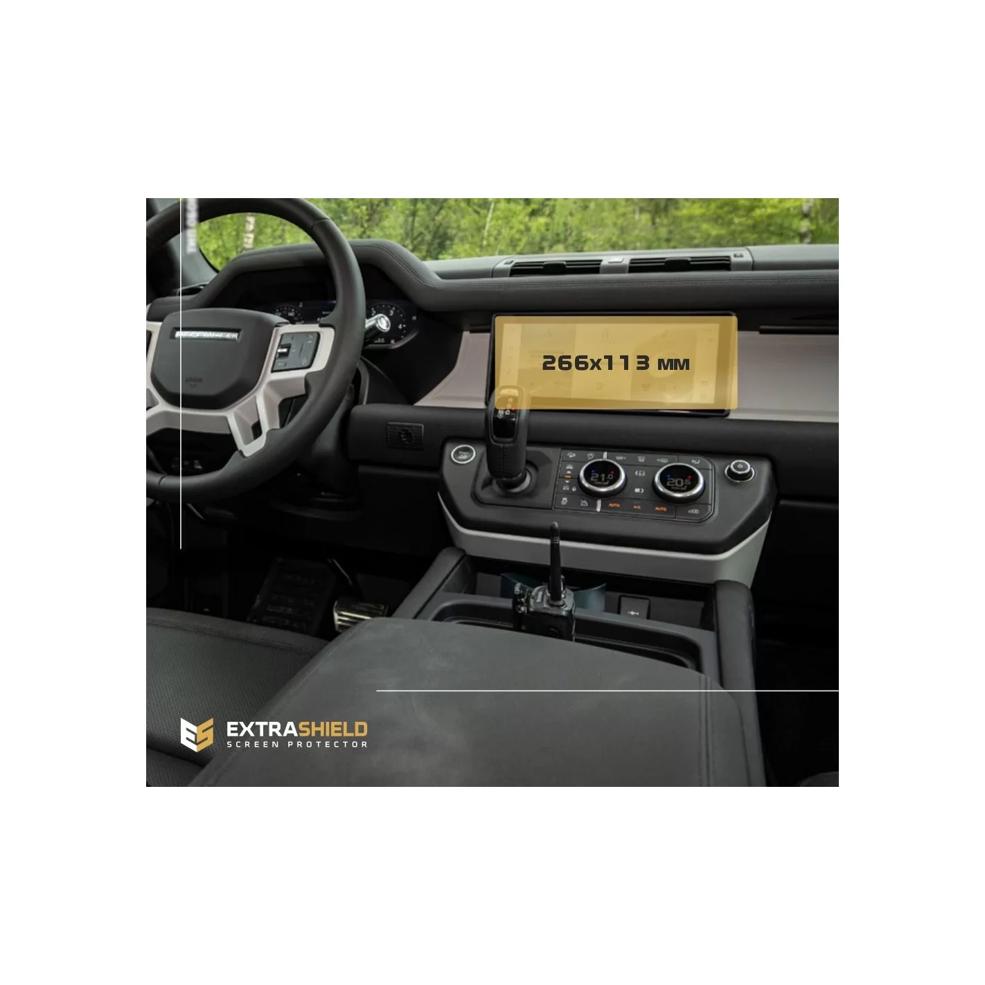 Land Rover Defender (90-110) 2019 - Present Multimedia 10" ExtraShield Screeen Protector