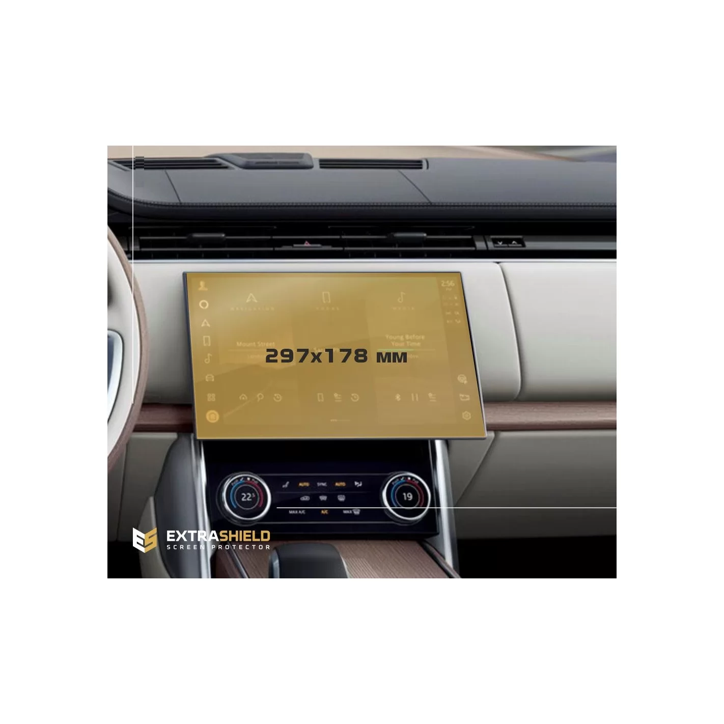 Land Rover Range Rover (L460) Autobiography 2021 - 2022 Full color LCD monitor 13.1" Touch Screen ExtraShield Screeen Protector