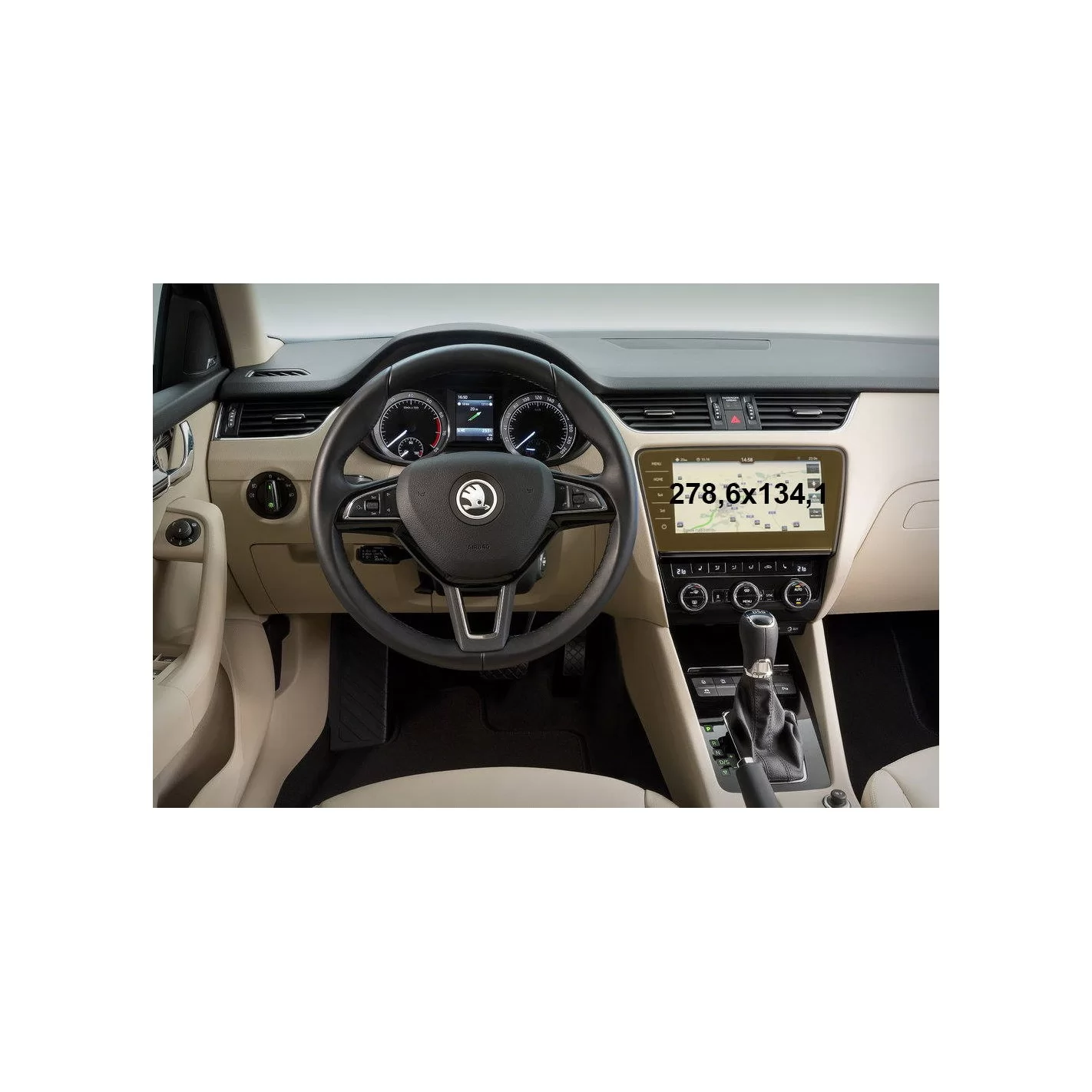 Skoda Octavia (A7) 2016 - 2019 Multimedia Bolero 8" ExtraShield Screeen Protector