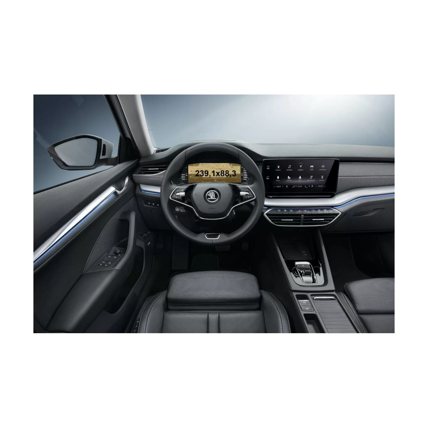 Skoda Octavia (A8) 2019 - Present Digital Speedometer LCD-Digi 10,25" ExtraShield Screeen Protector