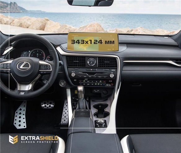 Lexus RX 2019 - Present Multimedia 12,3" ExtraShield Screeen Protector