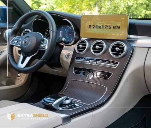 Mercedes-Benz C-class (W205/C205/A205) 2018 - Present Multimedia 10,3" ExtraShield Screeen Protector