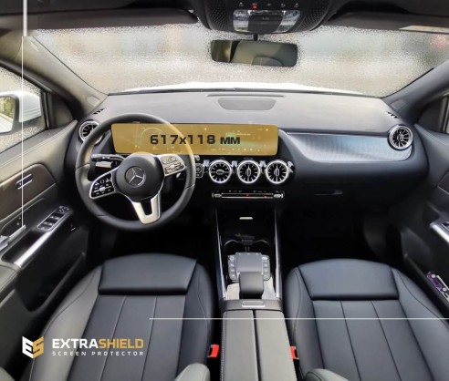 Mercedes-Benz GLA (H247) 2019 - Present Digital Speedometer + Multimedia 10,25" ExtraShield Screeen Protector