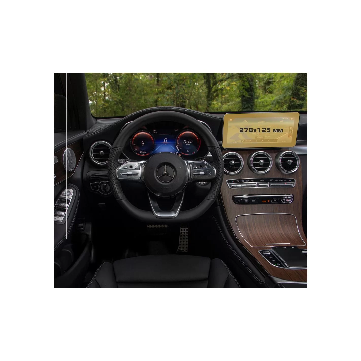 Mercedes-Benz GLC (X253/C253) 2019 - Present Multimedia 10,3" ExtraShield Screeen Protector