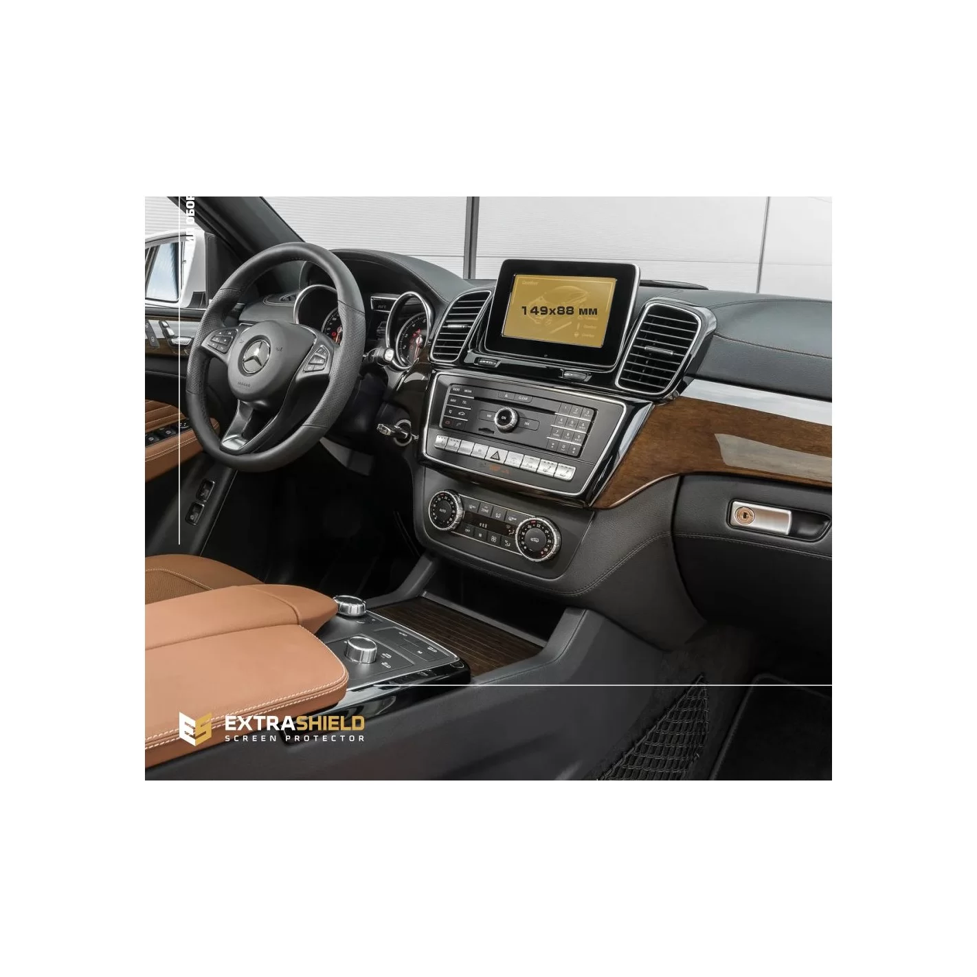 Mercedes-Benz GLE (W166) 2015 - 2019 Multimedia 5,8" ExtraShield Screeen Protector