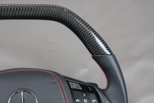 Mercedes-Benz G-Class GL ML W463 X166 W166 Steering Wheel Leather Carbon