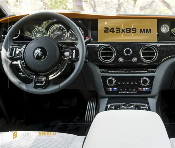 Rolls-Royce Ghost 2014 - 2021 Multimedia 8,8" ExtraShield Screeen Protector