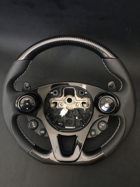 Mercedes Smart 453 Steering Wheel Carbon Leather