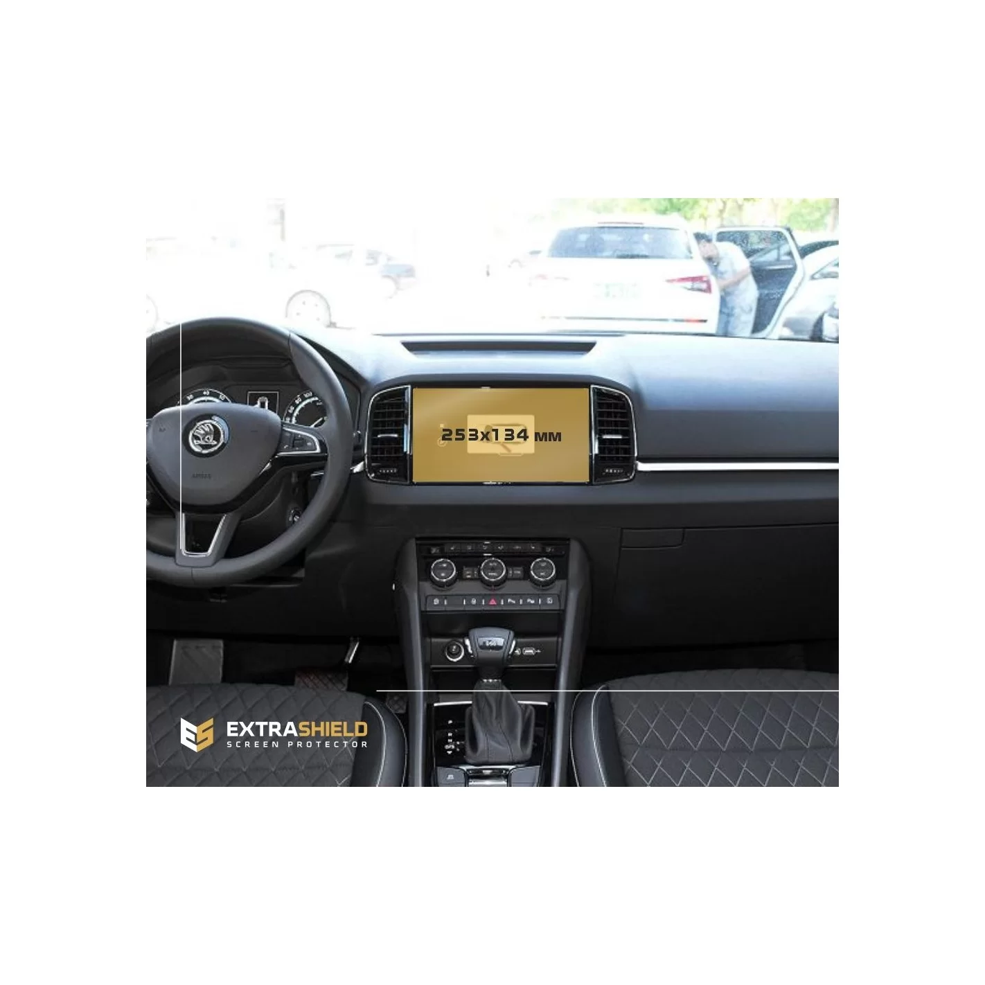 Skoda Karoq (NU7) 2016 - Present Multimedia Columbus 9,2" ExtraShield Screeen Protector