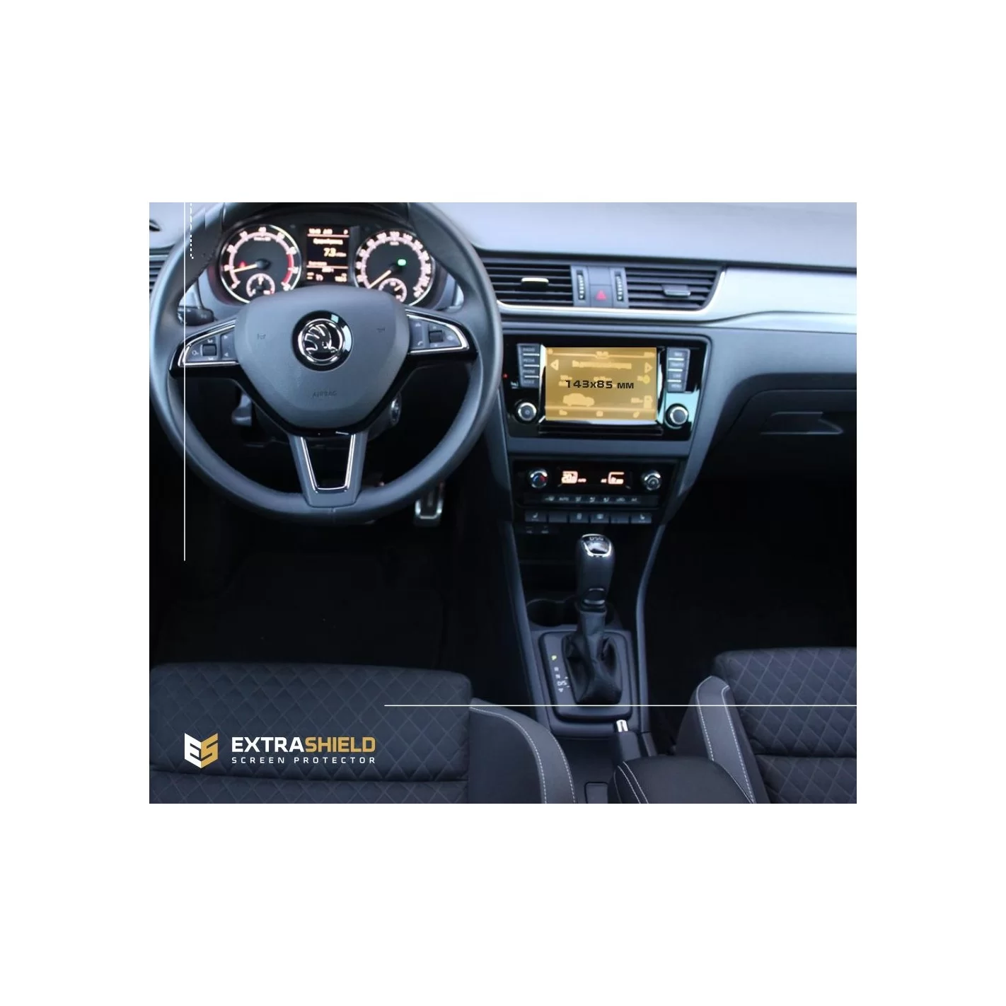 Skoda Octavia (A7) 2016 - Present Multimedia Swing 6,5" ExtraShield Screeen Protector