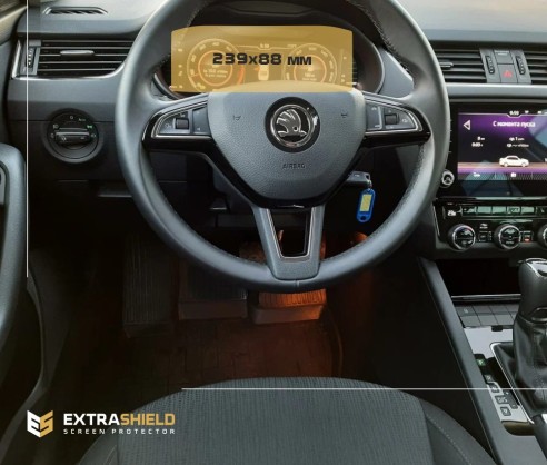 Skoda Octavia (A7) 2019 - Present Digital Speedometer LCD-Digi 10,25" ExtraShield Screeen Protector