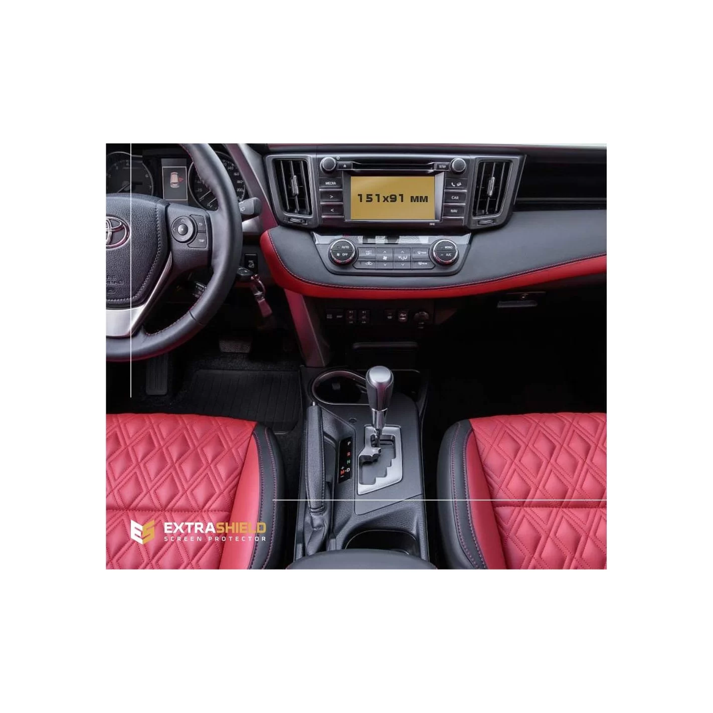 Toyota RAV4 2018 - Present Multimedia 6,5" ExtraShield Screeen Protector