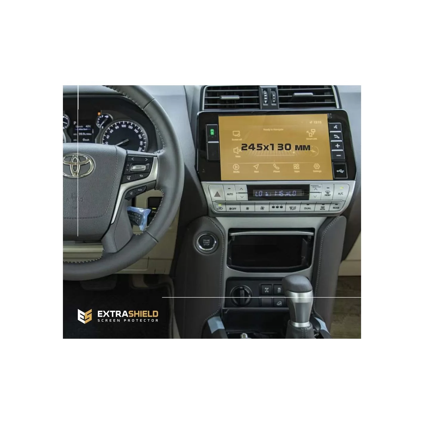 Toyota Land Cruiser Prado 150 2012 - Present Multimedia ExtraShield Screeen Protector