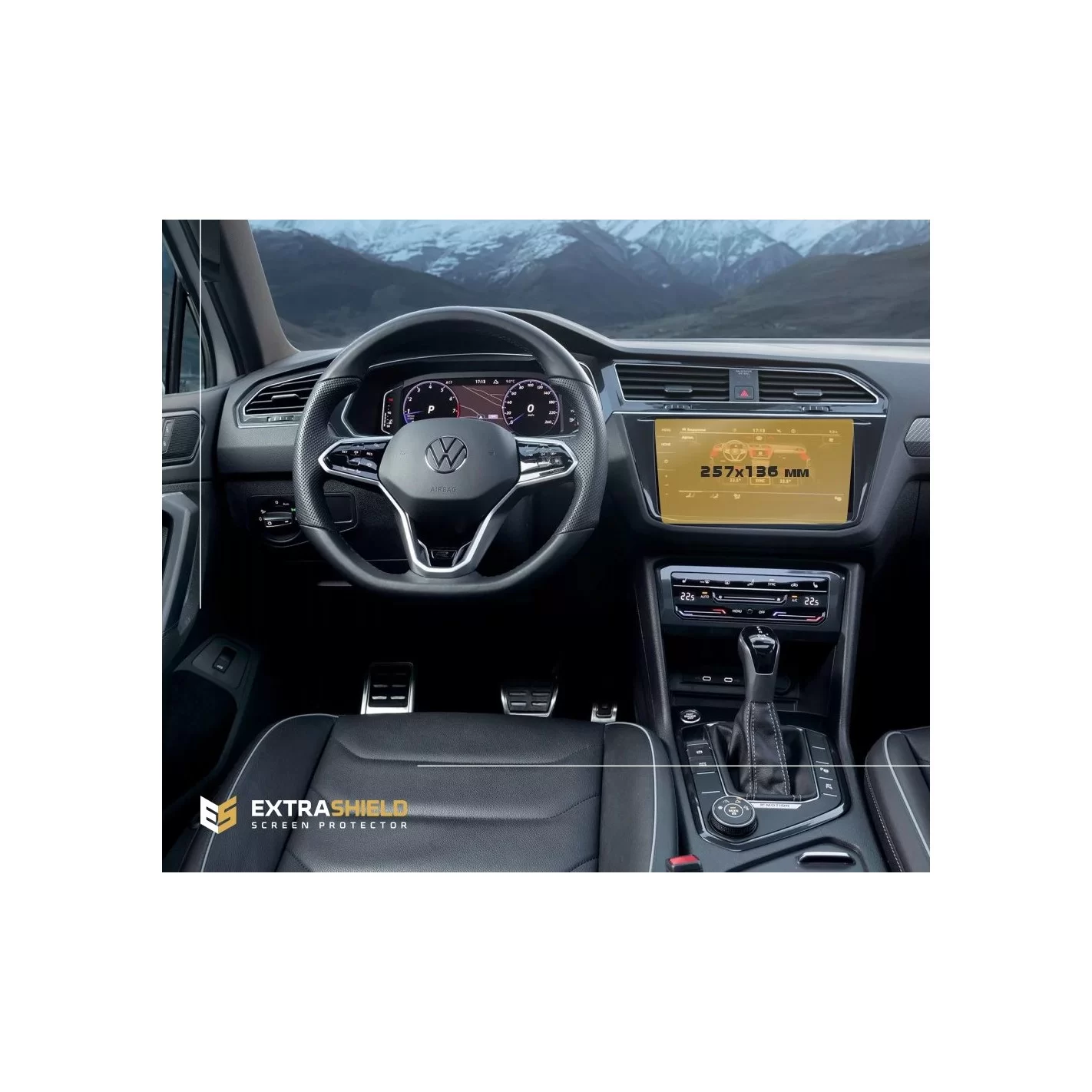 Volkswagen Tiguan (MK2) R-Line 2016 - Present Multimedia Discover Pro 9,2" ExtraShield Screeen Protector