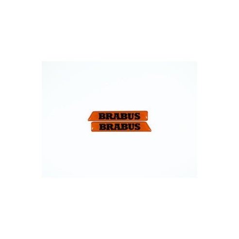 Orange Brabus Emblem Logo Set for Mercedes G class W463a W464 G63