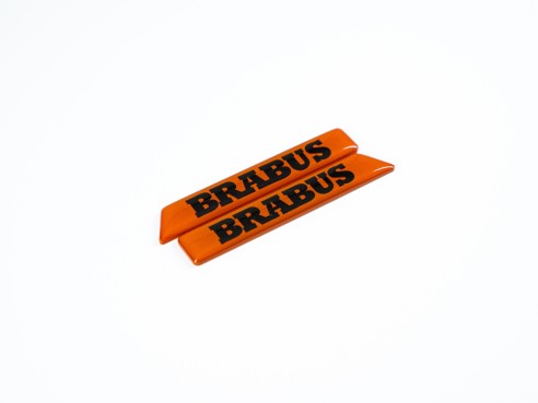 Orange Brabus Emblem Logo Set for Mercedes G class W463a W464 G63