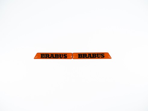 Orange Brabus Emblem Logo Set for Mercedes G class W463a W464 G63