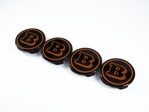 Orange Brabus Emblem Logo Set for Mercedes G class W463a W464 G63