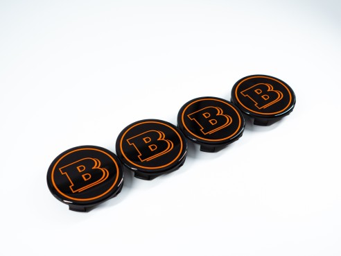 Orange Brabus Emblem Logo Set for Mercedes G class W463a W464 G63