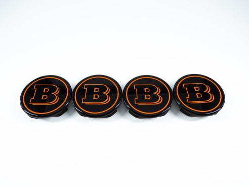 Orange Brabus Emblem Logo Set for Mercedes G class W463a W464 G63