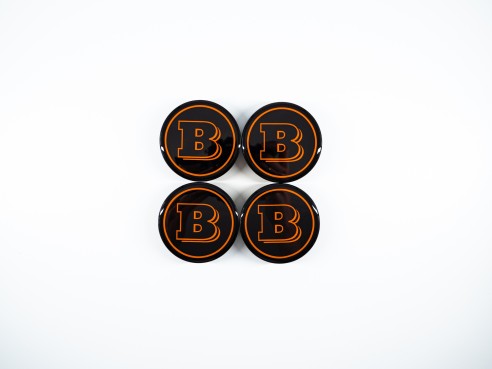 Orange Brabus Emblem Logo Set for Mercedes G class W463a W464 G63